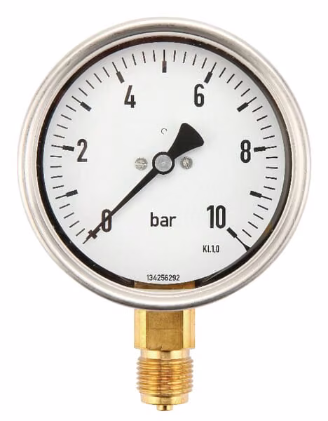 Манометр Ø100 0-10 бар 1/2 "