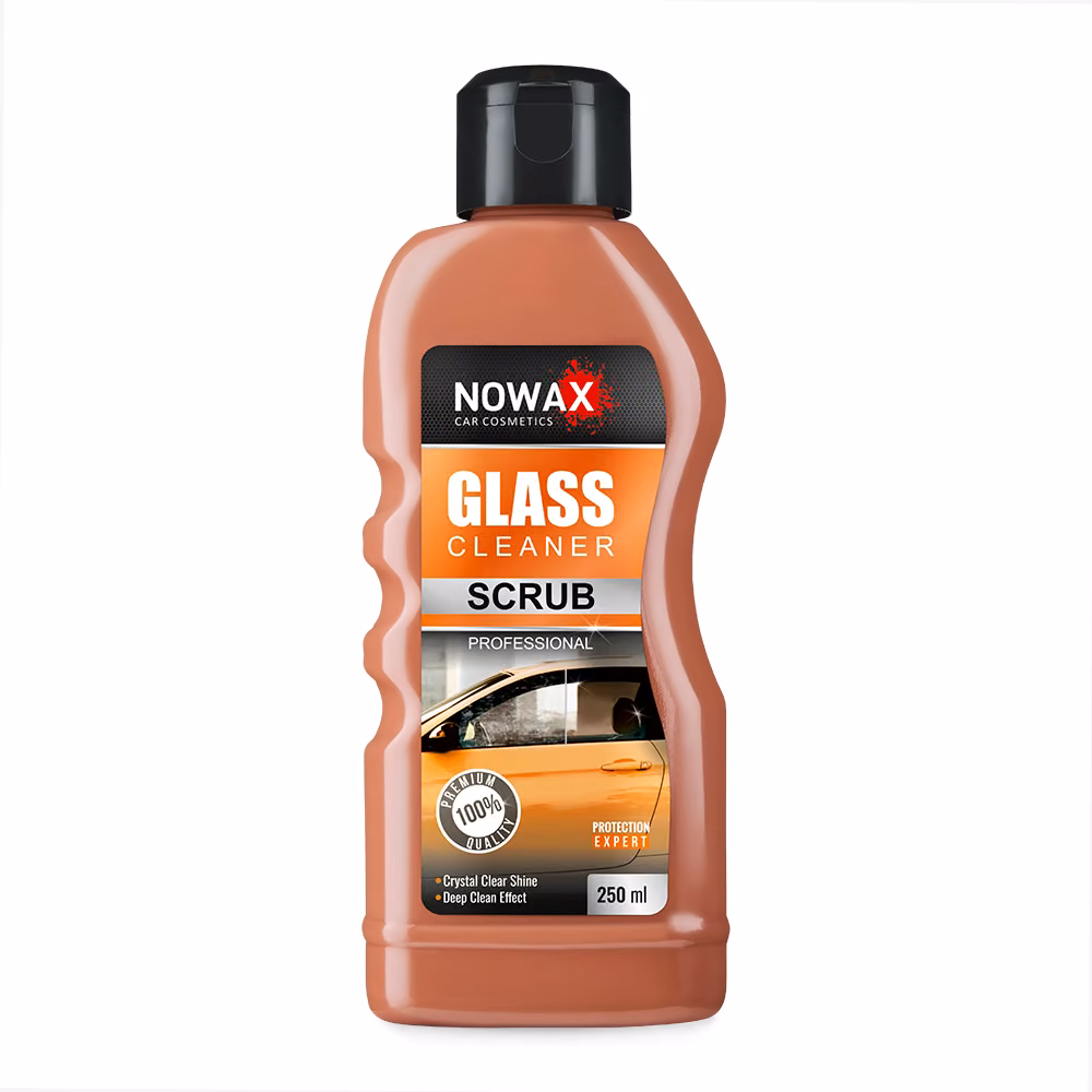 Абразивний очисник Nowax Glass Cleaner Scrub для скляних поверхонь від водного каменя, 250мл NX25247 NX25247