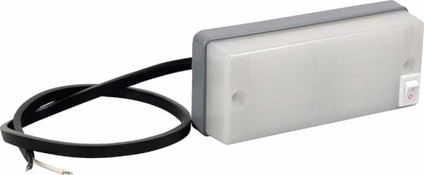 Внутрішнє світло LED, 3,50Вт, 170лм, прямокутний, 12/24В, білий, 107,6x24,4x45,6 мм, 4 світлодіоди, Gopart LA50001
