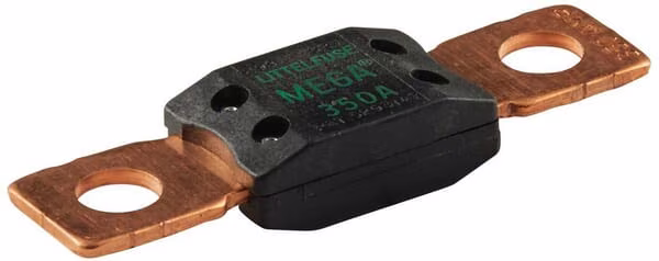 Запобіжник Mega 350A Довжина 68,6 мм зелений Hella 8JS742902081