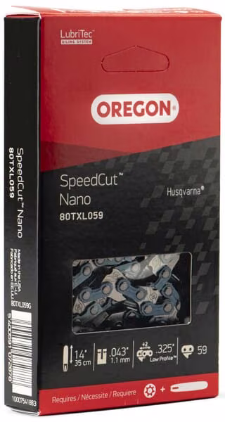 Пильний ланцюг .325, 59 DL, 14" Speedcut™ Nano,Oregon 80TXL059E