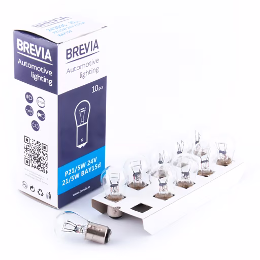 Лампа розжарювання Brevia P21/5W 24V 21/5W BAY15d CP 24303C
