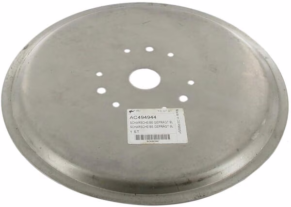 Диск сошника рельєфний 9L, Accord AC494944