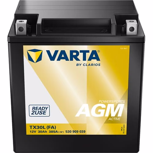 Акумулятор 12V 30Ah 335A TX30L Powersports AGM (FA) 530909039PS