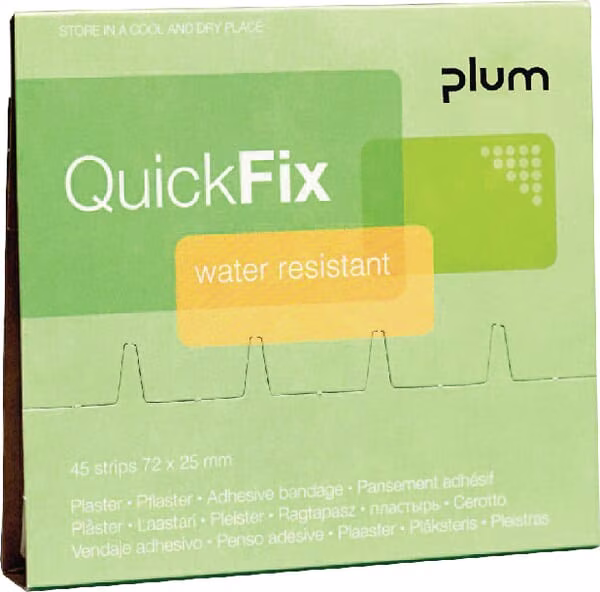 QuickFix, змінний блок водостійких пластирів, 45x PLUM5511