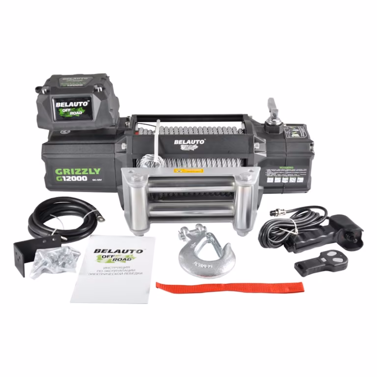 Лебідка BELAUTO GRIZZLY 12000lbs (6.0hp/4.4kw; 265:1) G12000