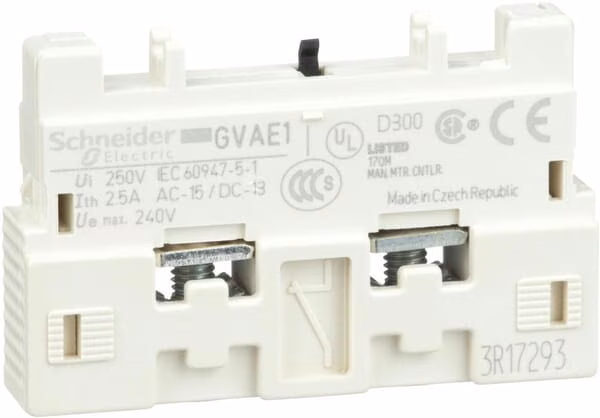 Допоміжний контактний модуль 1NO/1NC GVAE1