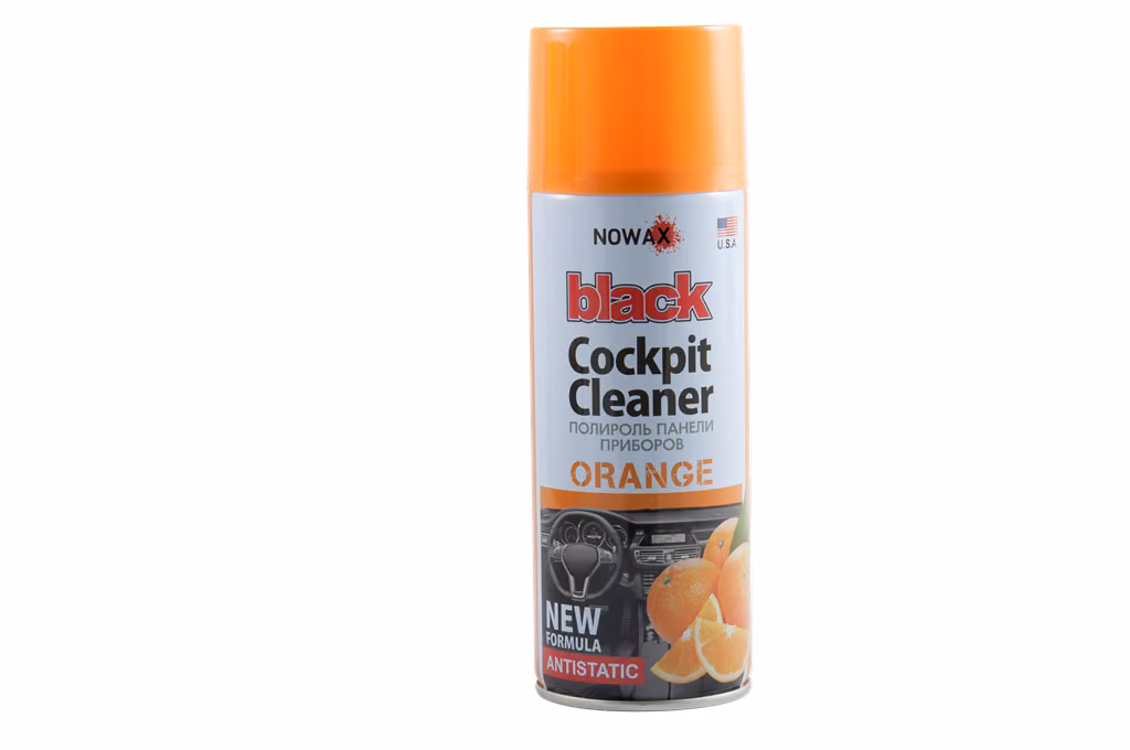 Поліроль для панелі приладів NOWAX Black Spray Orange, 450мл NX00453