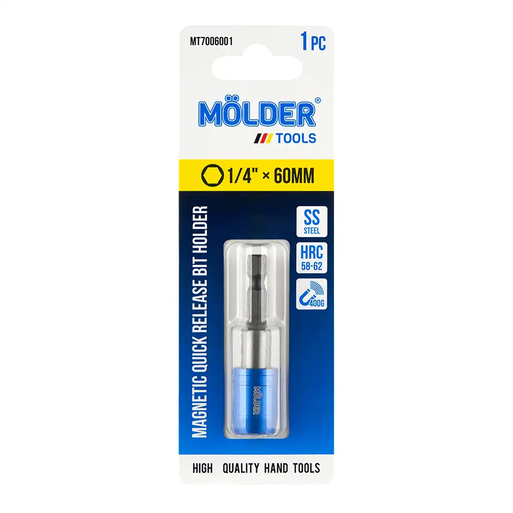 Тримач біт магнітний Molder автофіксація 60мм 1шт MT7006001 MT7006001