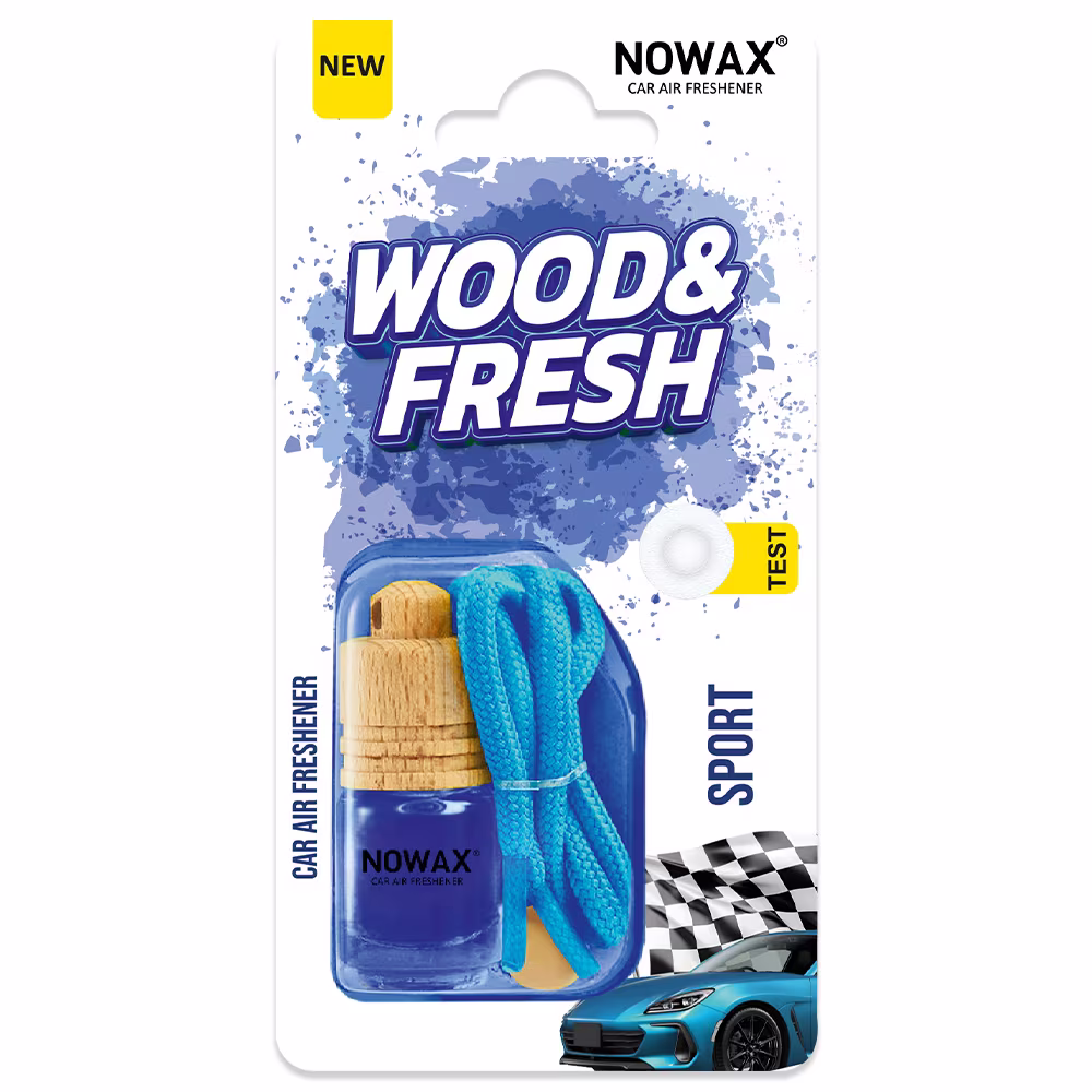 Ароматизатор повітря в блістері Nowax Wood&Fresh - Sport