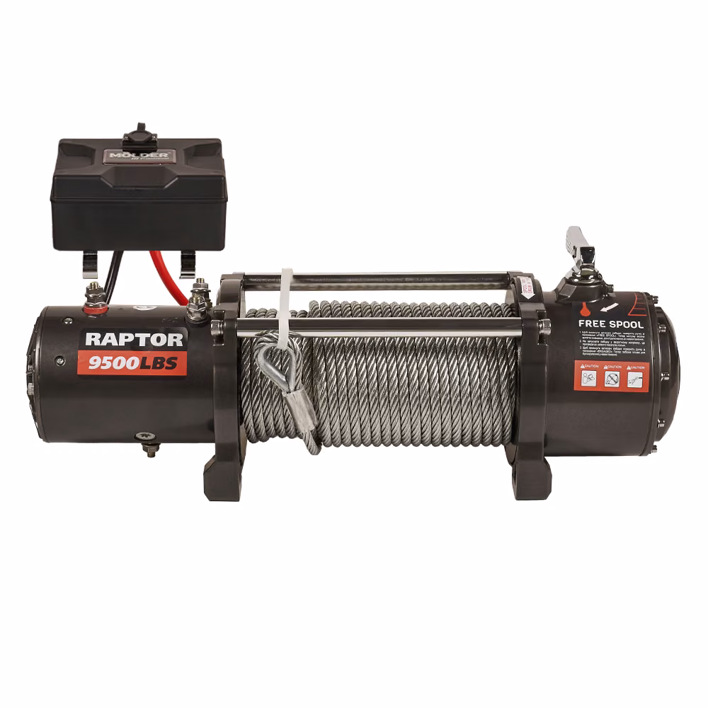 Лебідка MOLDER RAPTOR 9500lbs (5.5hp/4.1kw) MA23095 MA23095