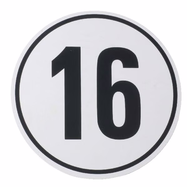 Панель 16 км/год