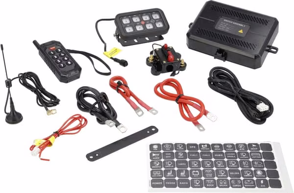 Панель перемикання, 8 каналів + Bluetooth + радіочастота LA112SWITCHBTRF