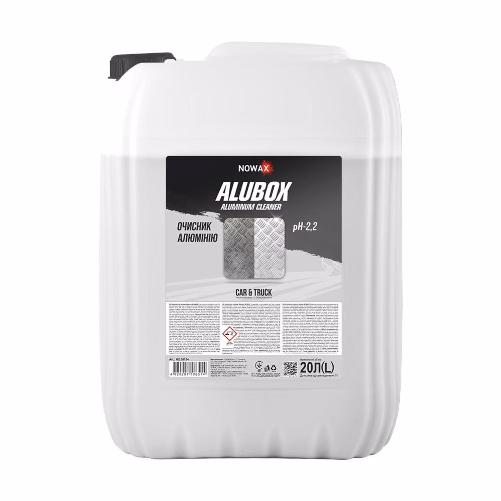 Очисник алюмінію Nowax Alubox Aluminium Cleaner 20л, NX20134 NX20134