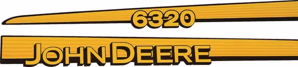Набір наклейок "John Deere 6320"