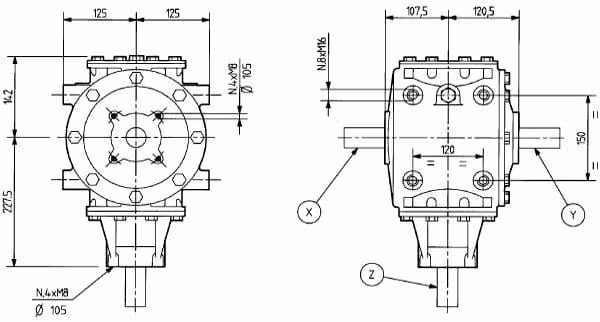 Редуктор T-269A 1:1 269375