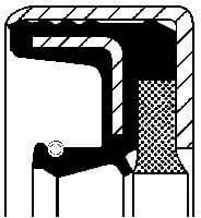 Ущільнення COMBI 35х72х12 72NBR