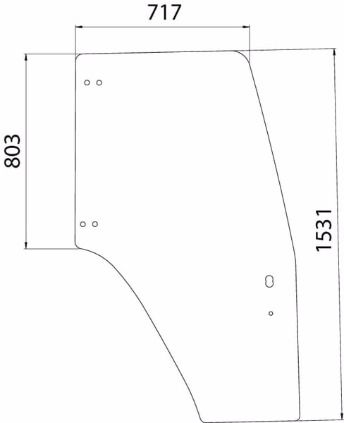 Дверне скло 87302769N