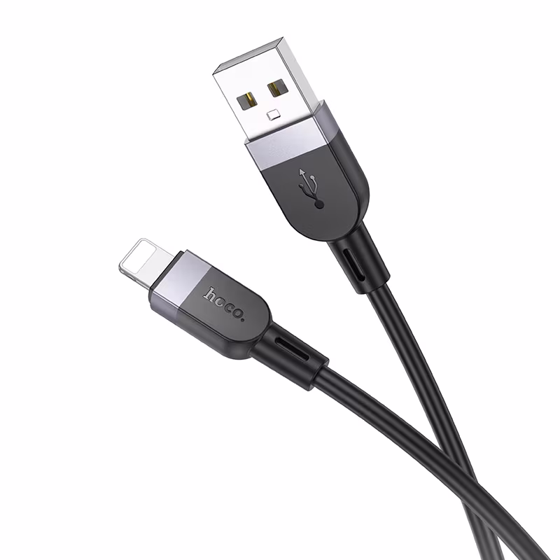 Кабель Hoco X109 Energy silicone charging data cable iP (L=1м) чорний HC-X109-UL-1m-Black