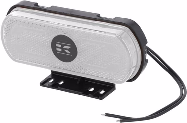 Ліхтар габаритний LED, білий, прямокутний, 12-24В, 133,8х53х25мм,"SAFETY LINE",Kramp логотип LA30170