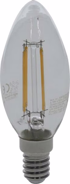 Світлодіодна лампа розжарювання - Candle C35 E14 4.5W KRFBC3545E14