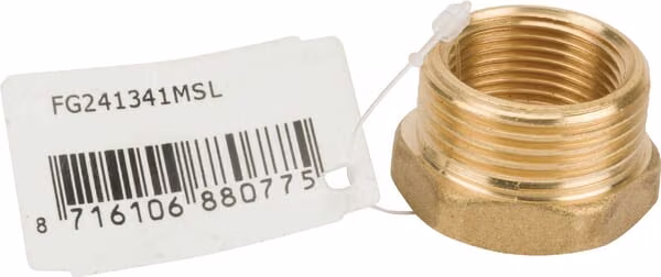 Латунний редуктор F 3/4 "x M 1"
