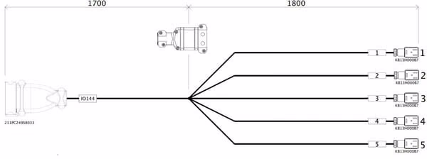 Кабель 5W 2O IBX100 4679000195