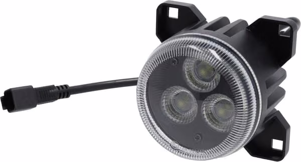 Світильник робочий LED, 42Вт, 4200лм, круглий, чорний, Kramp LA10447B
