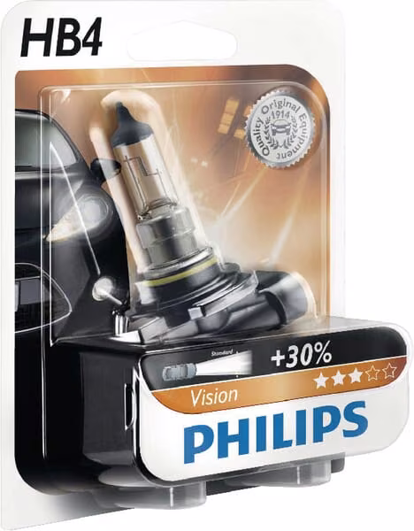 Лампочка галогенна HB4 12V 55W P22d Philips GL9006PRB1
