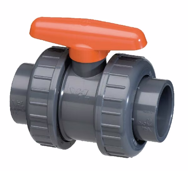 ПВХ запірний клапан, тип DIL 16x16 KS016016PVC