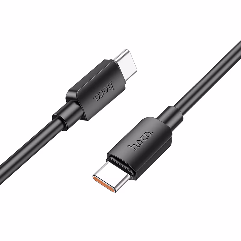 Кабель Hoco X96 Hyper 100W fast charging data cable Type-C to Type-C 1м чорний