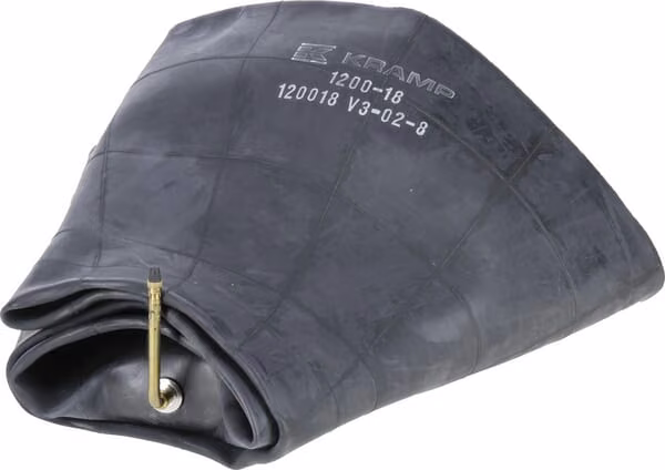 Внутрішня камера для обода Ø 18", 12.00/18, клапан зігнутий, Kramp 120018V3028