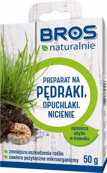 BROS NATURALLY засіб для боротьби з личинками хрущів, нематодами та кореневими довгоносиками, 50г 15941992