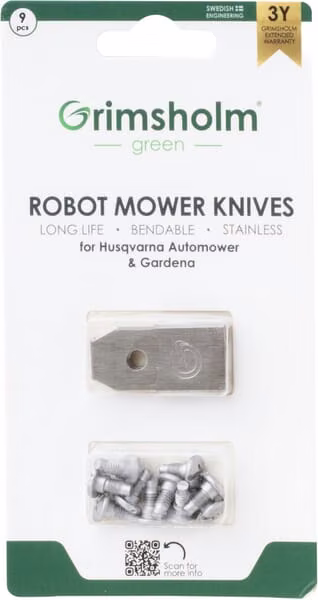 Ножі, розроблені для Automower, 9 комплектів FGP101