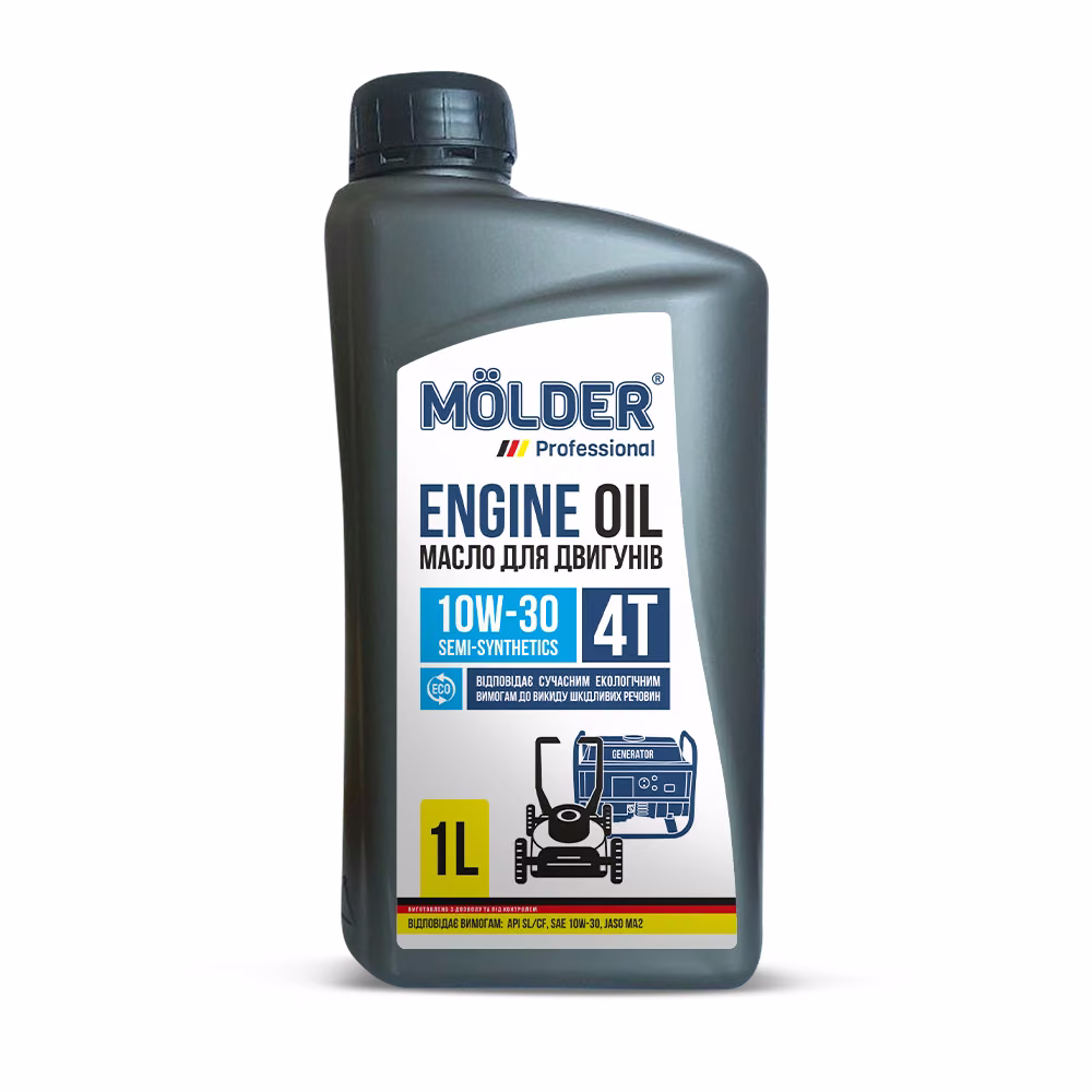 Моторна олива Molder Engine Oil 4T 10W-30 для генераторів 1л MA01130 MA01130