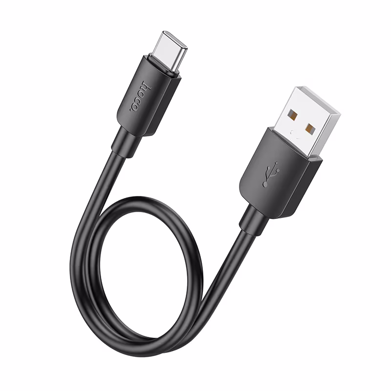 Кабель Hoco X96 Hyper 27W charging data cable Type-C (L=0.25м) чорний HC-X96-UC-0.25m-Black
