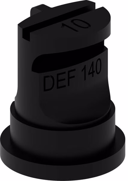 Дефлектор 140° насадка 10.0 чорний DEF14010