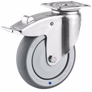 Колесо ролика жорстке, гумове колесо: кг, Tente 7477PJC075P40
