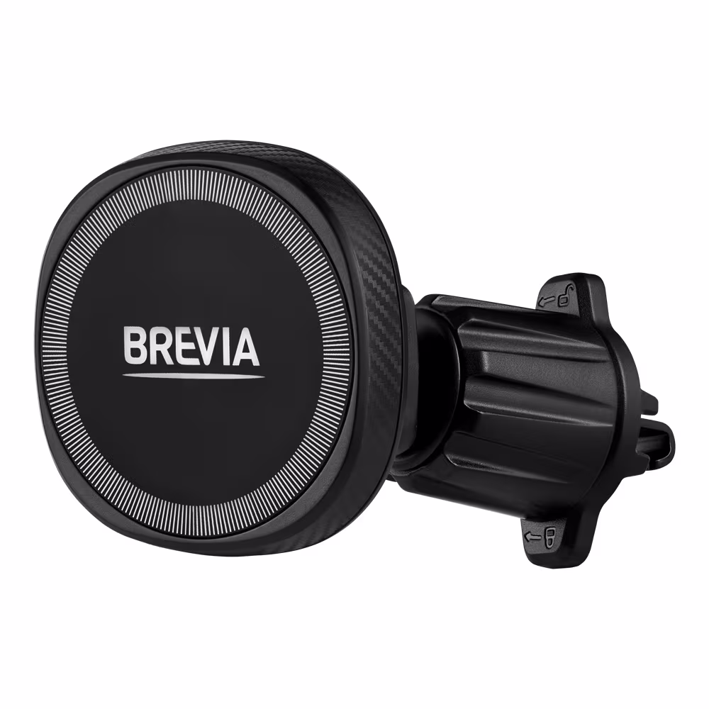 Тримач в машину Brevia AirVent Ultra MagCharge 15W з безпровідною зарядкою, на дефлектор 48000 48000