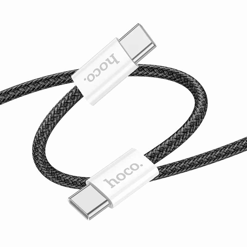 Кабель Hoco X104 Source 60W charging data cable Type-C to Type-C(L=2м) чорний