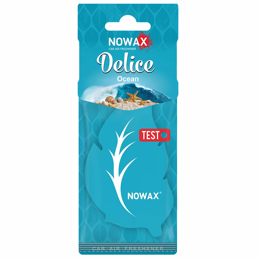 Ароматизатор повітря целюлозний Nowax серія Delice - Ocean, NX07803