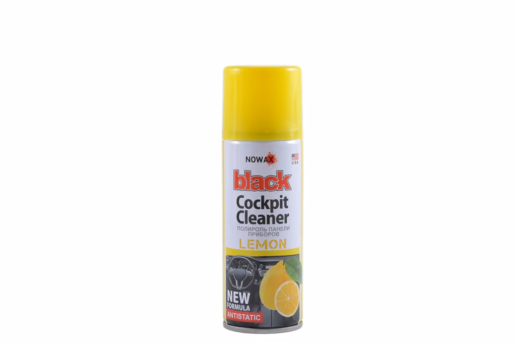 Поліроль для панелі приладів NOWAX Black Spray Lemon, 200мл NX00202