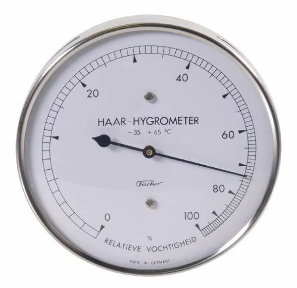 Хромований гігрометр, діаметр 100, 0-100% HY10010010