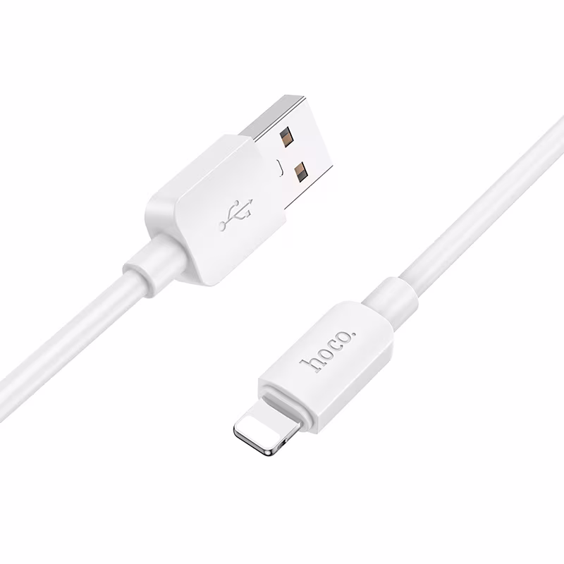 Кабель Hoco X96 Hyper charging data cable iP 1м білий HC-X96-UL-White