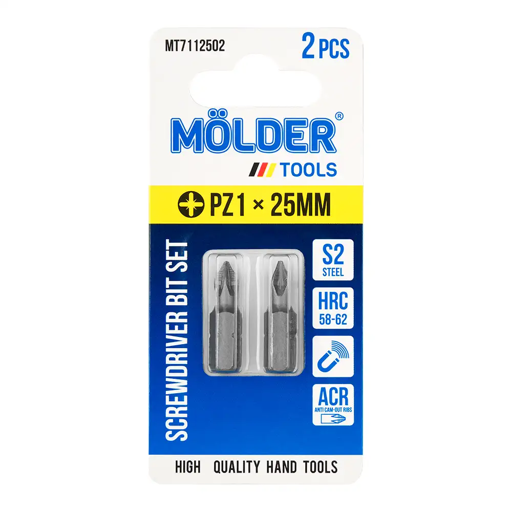 Набір біт Molder PZ1x25мм 2шт MT7112502 MT7112502
