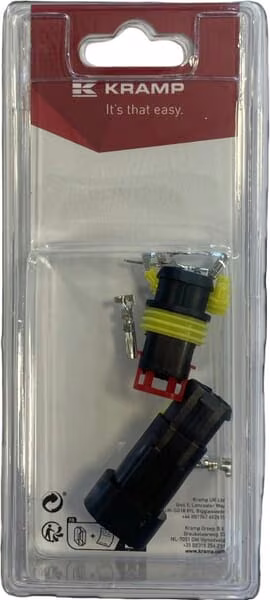 Набір вилок і розеток Superseal 2 pin (1) KRLA890PAIR2P01B