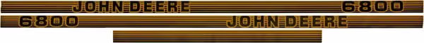 Набір наклейок "John Deere 6800"