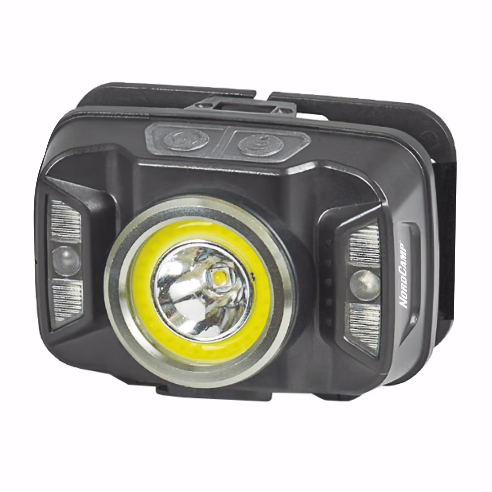 Ліхтар налобний Nord Camp 380Lm, 5W CREE XTE+COB, 1800mAh, з сенсором білий/червоний NC30810 NC30810