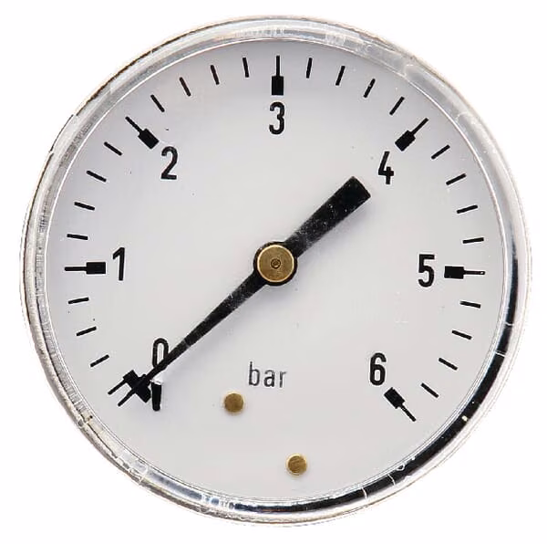 Манометр Ø63 0–6 бар 1/4" задній