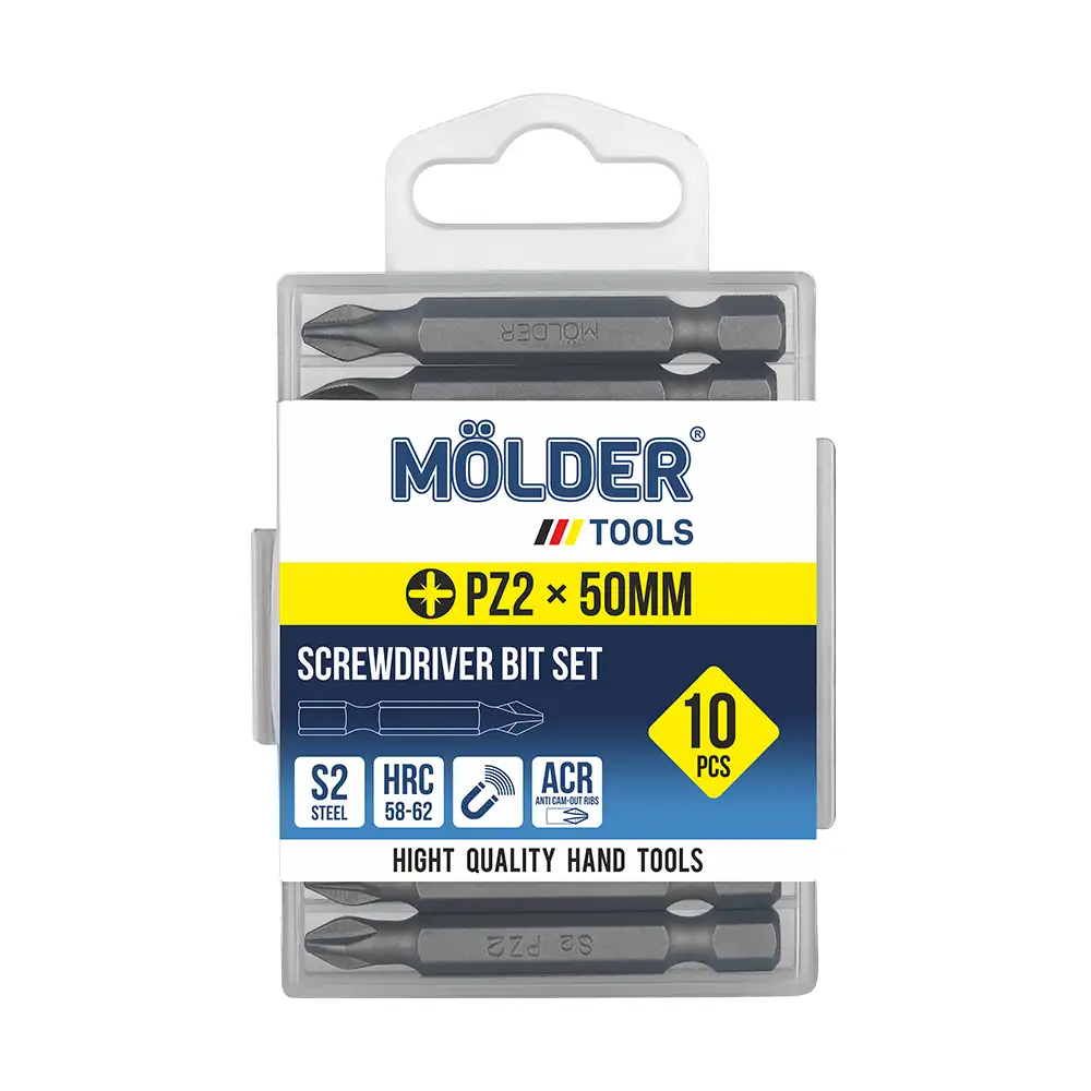 Набір біт Molder PZ2x50мм 10шт MT7125010 MT7125010